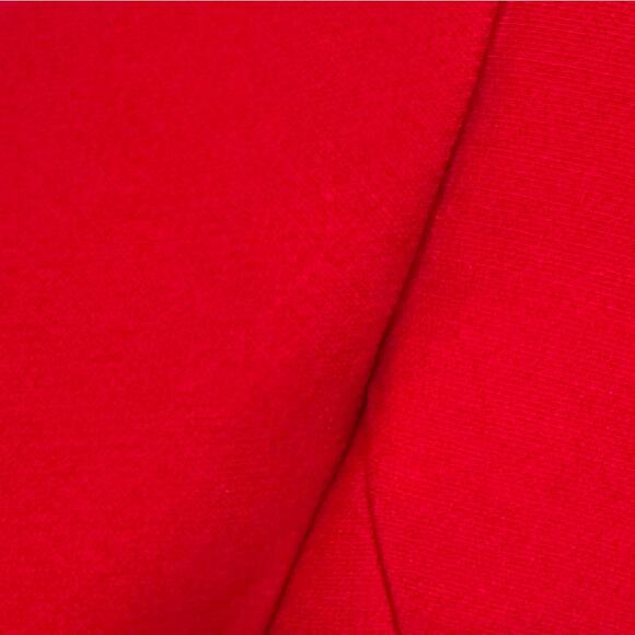 Oscar de la Renta Wool Silk Mini Sheath Dress Flared Sleeves Red Size 16 - Picture 15 of 16